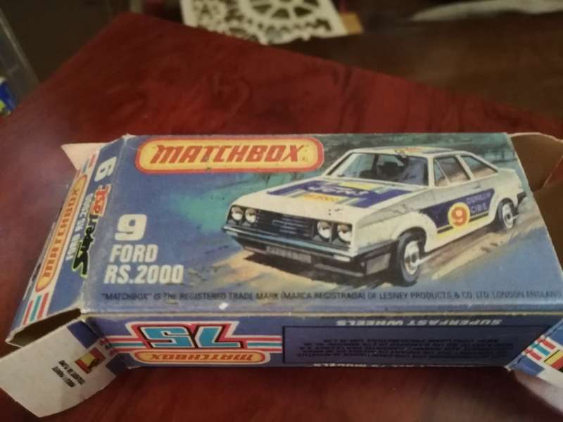 Matchbox Ford RS2000 in original box