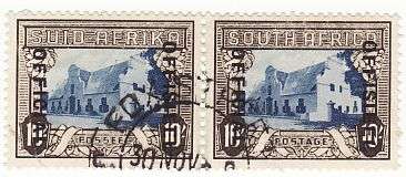 1935-51 Official 10/- used pair.