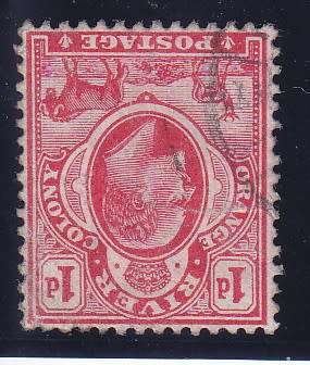OFS 1903 1d DEFINITIVE SCARCE WMK INVERTED USED  SACC 85a  CV R1000