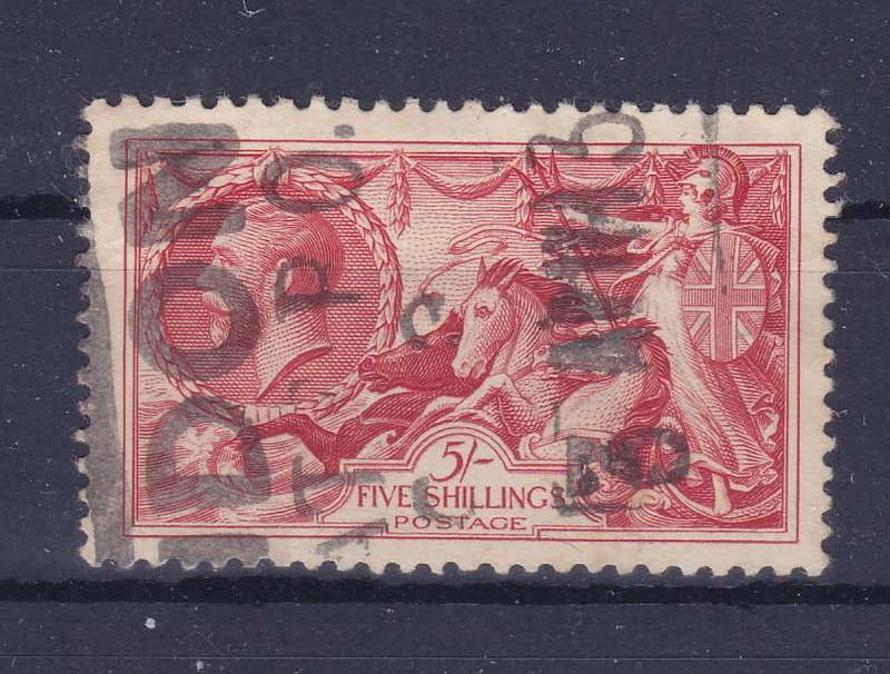 GREAT BRITAIN KG V SEAHORSES SG 451 USED    CV R2040
