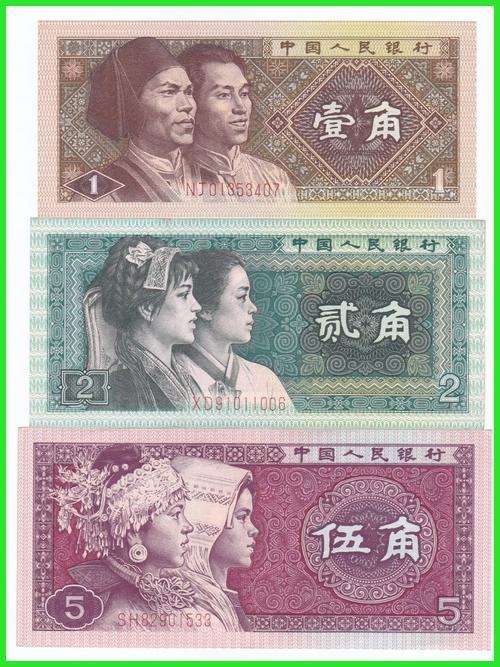 CHINA - 1980 - 1/2/5 JIAO SETS - PIC 881/882/883 - AU/UNC NOTES