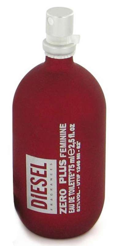 Diesel Zero Plus Ladies Edt 75ml Spray without the dome special