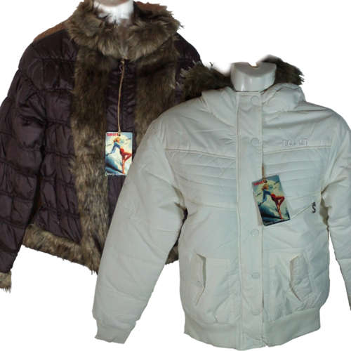Soviet Puff Jacket | White or Brown