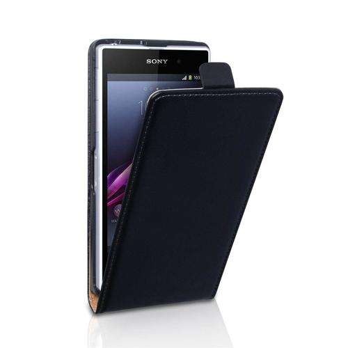 Black & Tan PU Leather Case | Multiple Handsets