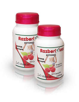 2x Razberi Ketones 1000 mg 60 Caps