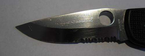 Spiderco ATS 55 - Wayne Goddard Special Edition Collectable Knife