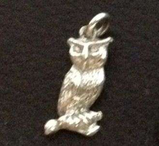 Sterling Silver Owl Charm
