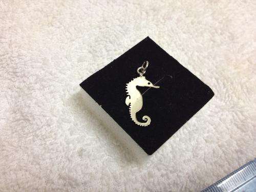 *** Sterling Silver Seahorse Charm ***