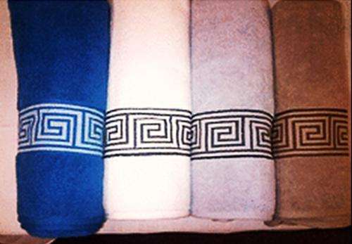 Exquisite Greek Key Bath Sheet