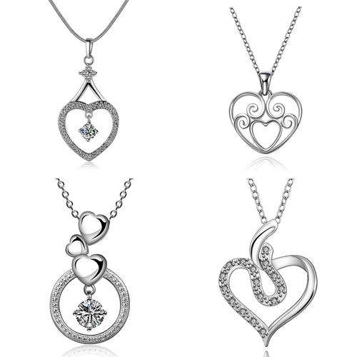 Sterling silver heart pendants | Valentines special