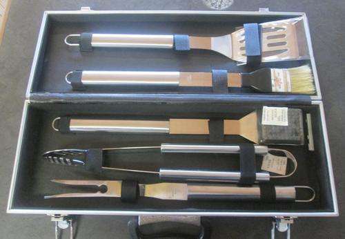 5-Piece stainless steel braai set