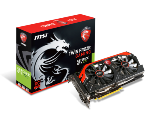 GTX 770 2GD5/OC Nvidia MSI Twinfrozr