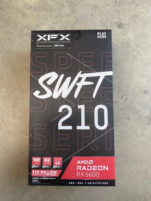 AMD RADEON RX 6600 XFX SPEEDSTER SWFT 210 CORE GAMING GRAPHICS CARD | 8GB GDDR6