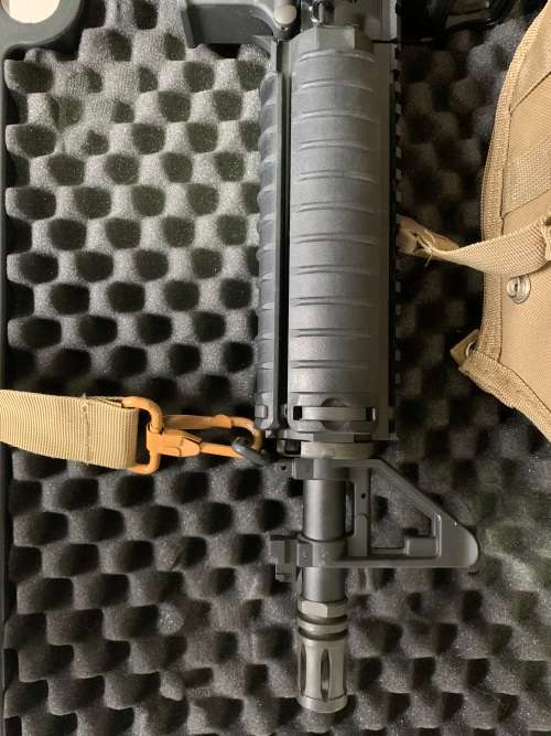 UMAREX SELF-DEFENSE / TRAINING FULL AUTO AR15 ASSUALT RIFLE MARKER T4E TM4 RIS 2.7KG + EXTRA`S