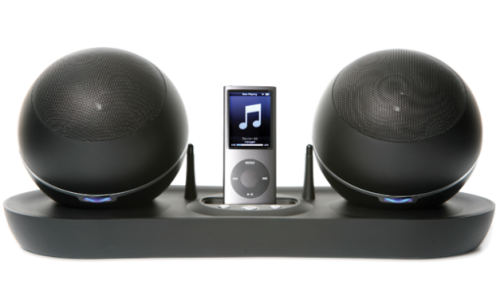 Shox iPod / iPhone Docking Station with Wireless Speakers