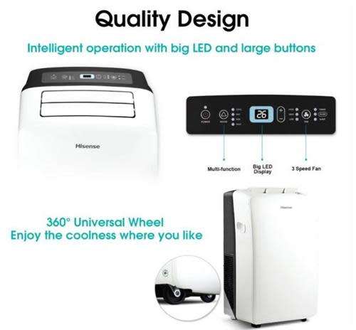Hisense 12000BTU Portable Air Conditioner