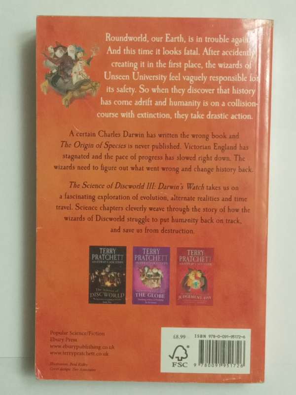 Darwin`s watch The Science of Discworld 3- by Terry Pratchett
