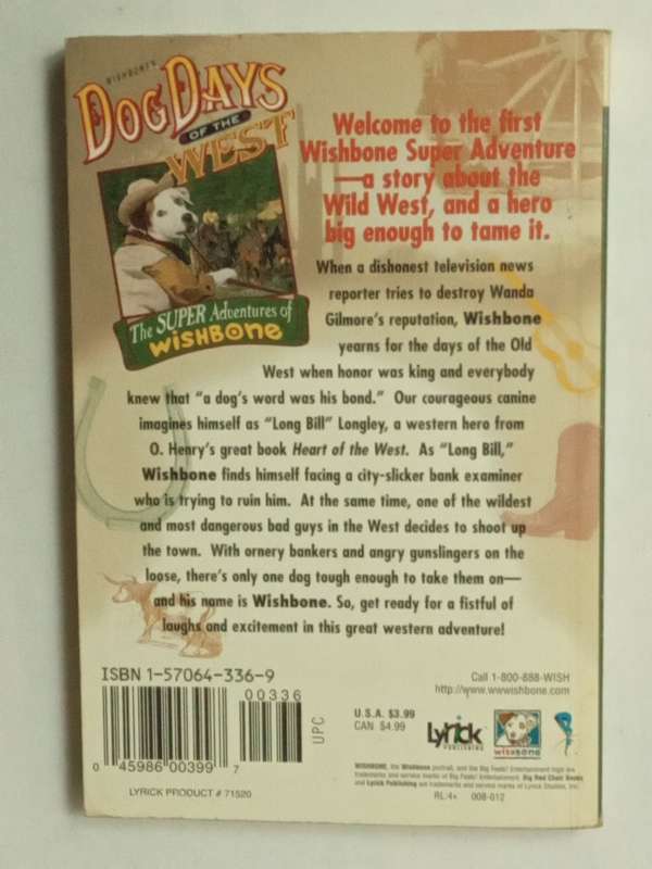 The SUPER adventures of Wishbone - Dog Days of the West by Vivian Sathre-1998