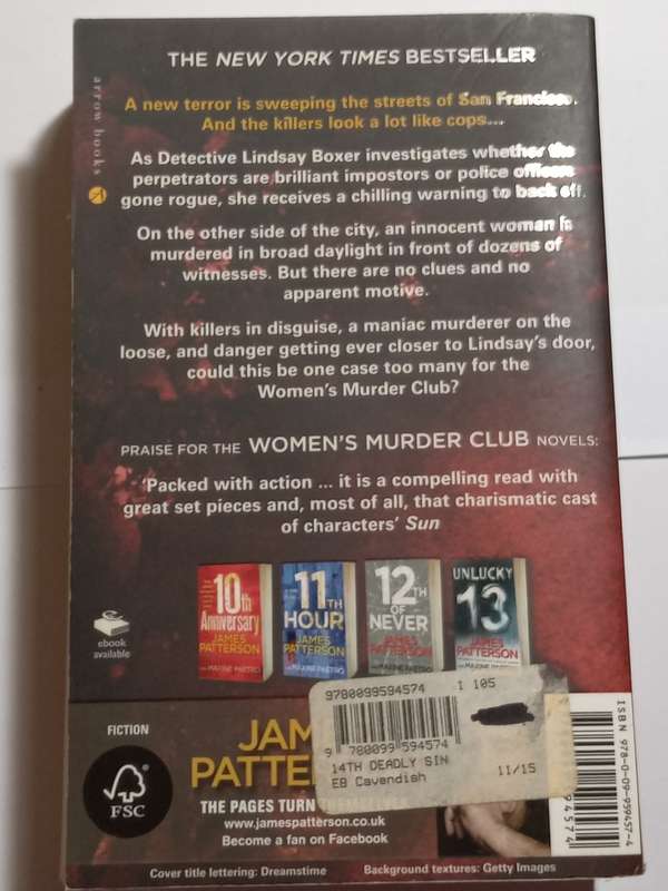 14th Deadly Sin by : James Patterson-1976