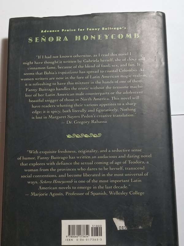 Señora Honey Comb -A Novel by: Fanny Buitrago