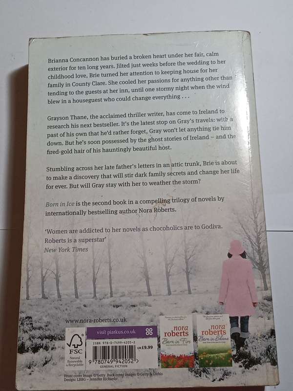 Born in Ice -book two of the born in trilogy by : Nora Robert's- 2009