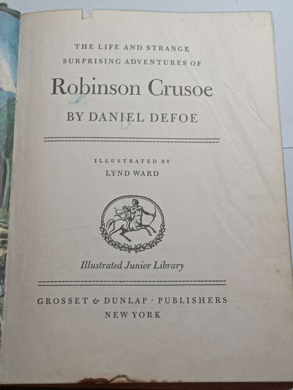 Robinson Crusoe by: Daniel Defoe - 1979