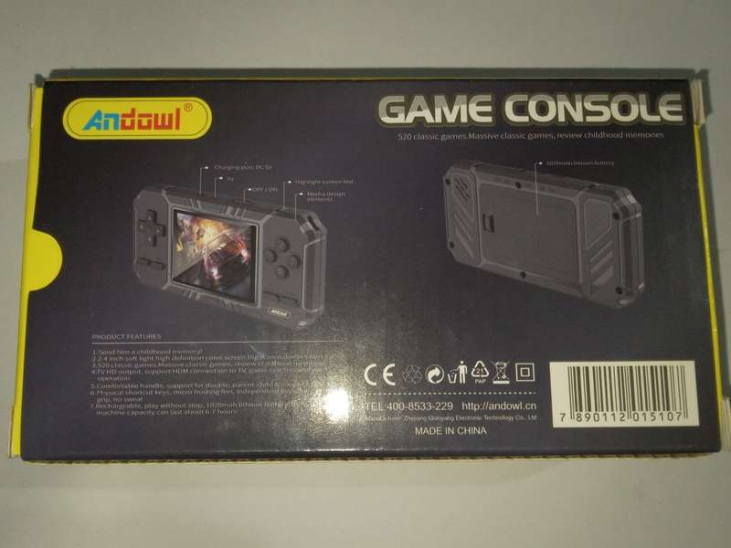 Andowl Game Console QGS8 mode no