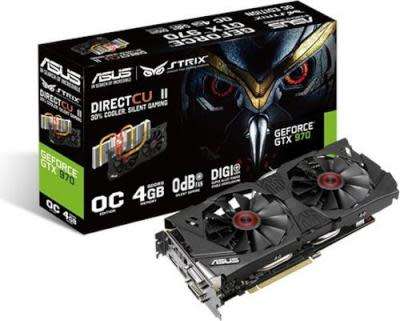 Asus GeForce GTX 970 Strix Graphics Card (4GB)