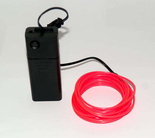3 Metre EL Wire Kit with Controller - Pink