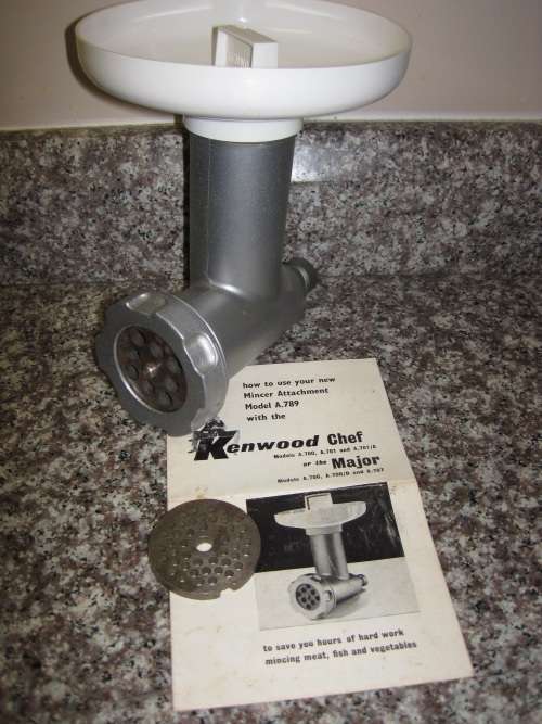 Kenwood Chef Accessories: Meat Mincer Attachment