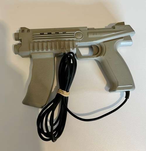 Lethal Enforcers Sega 16bit cartridge and light gun - untested