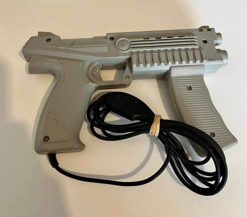Lethal Enforcers Sega 16bit cartridge and light gun - untested