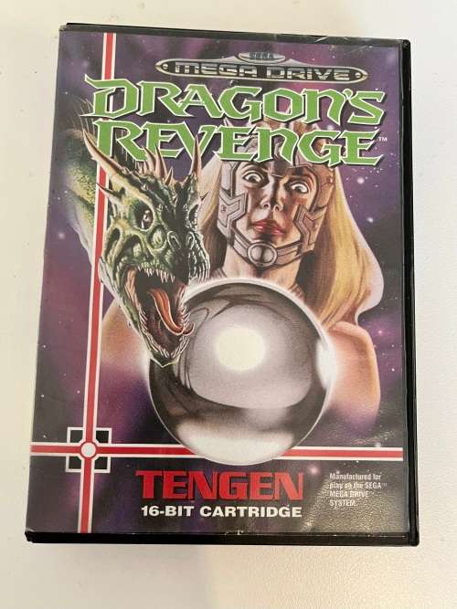 Dragon`s Revenge Tengen Sega Mega drive 16bit cartridge