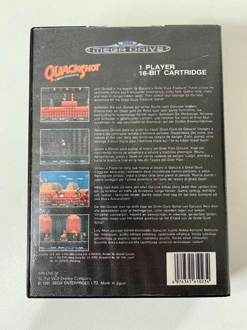 Sega Mega Drive game - Quackshot
