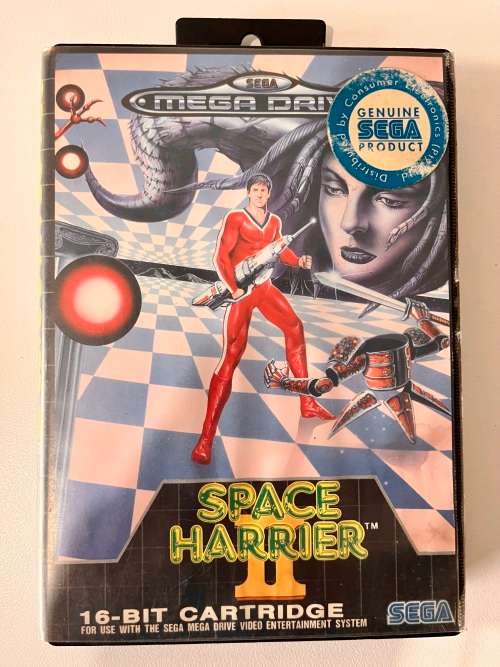 Sega Mega Drive game - Space Harrier II 16bit cartridge CIB