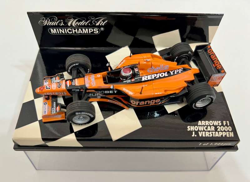 Minichamps 1:43 Arrows F1 showcar 2000 Jos Verstappen Diecast