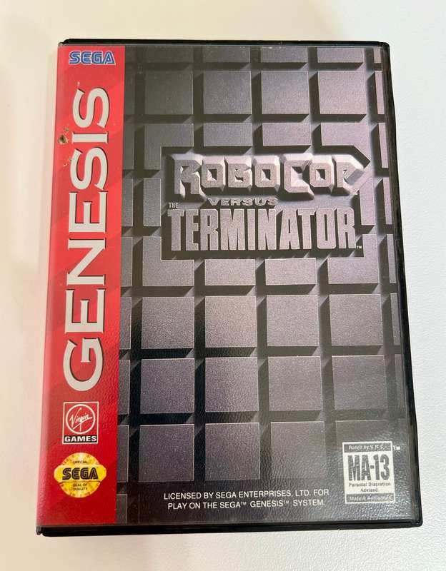 Robocop versus Terminator for Sega Genesis 16-Bit cartridge