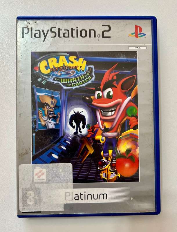 Crash Bandicoot The wrath of Cortex Platinum for PS2