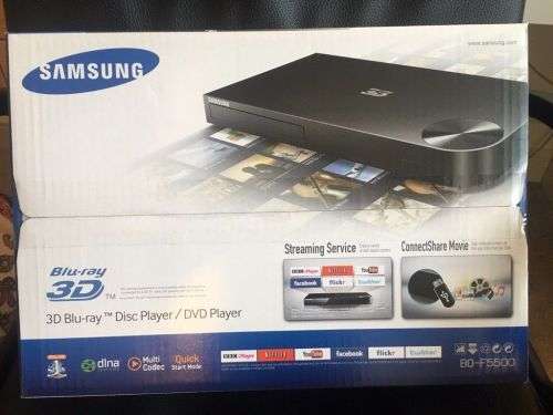 ***** Brand New - SAMSUNG BD-F5500 3D Networking Blu-ray & DVD Player *****