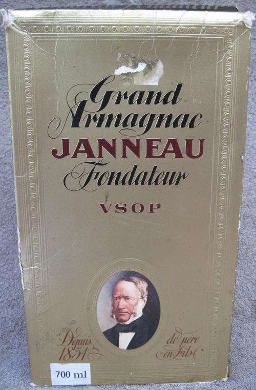 Grand Armagnac Janneau Fontateur V.S.O.P Brandy