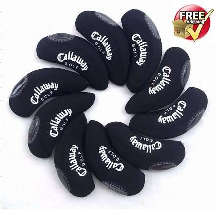 Callaway golf head Covers 10 iron covers /set new model II Black
