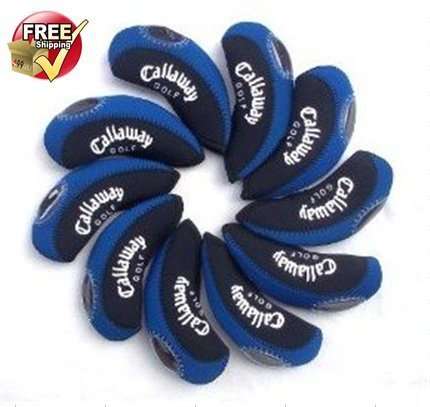Callaway golf Iron Covers 10pcs/set new style Black/Blue - Free Shipping