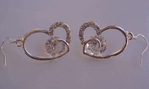 Stunning Heart Shaped Earrings
