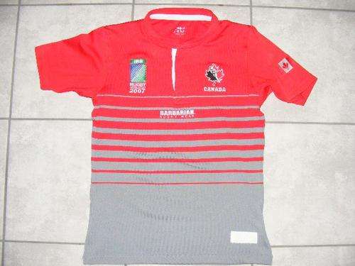 RWC 2007 Canada training rugby jersey