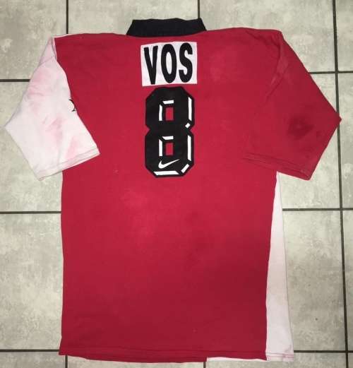 Transvaal S10 Rugby Jersey, Nr 8Andre Vos (Slight Framing Damage)NO INTERNATIONAL TRANSACTIONS