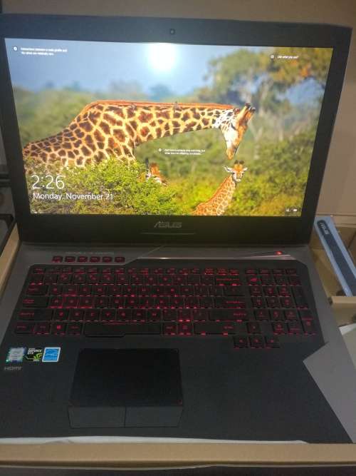 NEW ASUS G752VY i7-6700HQ MONSTER LAPTOP WORTH OVER R40 000 32GBRAM 256gb SSD + 2TB HDD