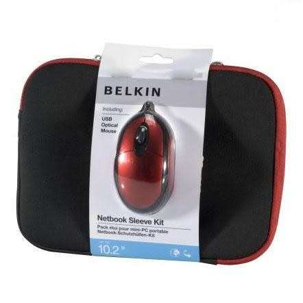 Belkin Netbook Sleeve Kit Up to 10.2" with Optical Mouse