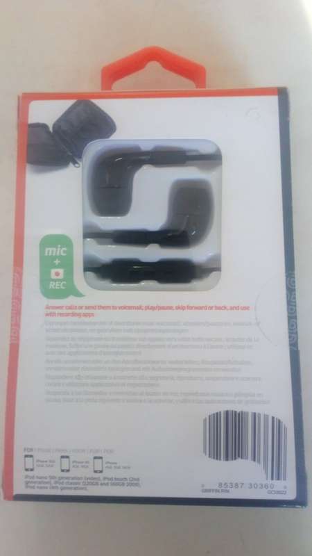 Griffin Tune Buds Mobile. Earbuds, headset, microphone, & control