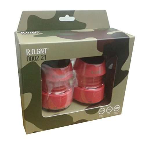 R.O.GNT  Capsule Stereo Speakers Red Twin pack 0002.21