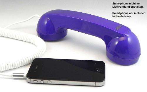 R.O.GNT 0201-32 80dB Portable Handset MP3 Speaker for Smartphone/ iPhone/ Notebook - Purple